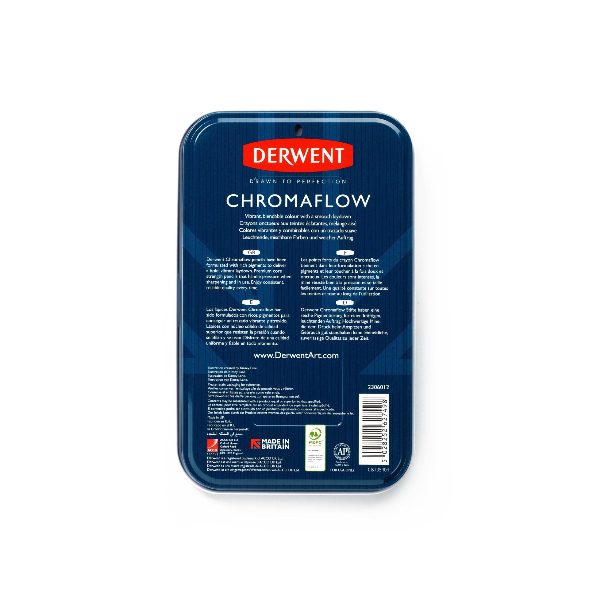 Derwent Chromaflow 36 värikynälajitelma