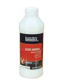 Liquitex Varnish Gloss 473ml, Varnish