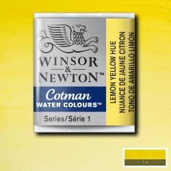 WN Cotman 1/2 (1,7ml) 346 Lemon Yellow Hue, akvarellivärinappi x