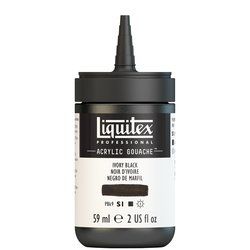 Liquitex Acrylic Gouache 59ml 244 Ivory black, akryyliguassi
