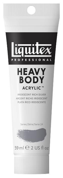 Liquitex Heavy Body 59ml 239 Irides rich silver (2, akryyliväri, metallihohto
