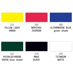 Liquitex Heavy Body Acrylic Set 6x59ml Classic col, akryylilajitelma