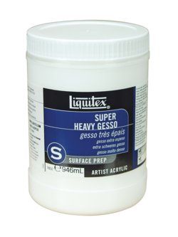 Liquitex Gesso 946ml Super Heavy, Surface prep (pohjustus)