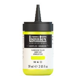 Liquitex Acrylic Gouache 59ml 981 Fluores yellow, akryyliguassi, fluoresoiva