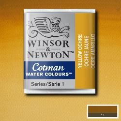 WN Cotman 1/2 (1,7ml) 744 Yellow Ochre, akvarellivärinappi x