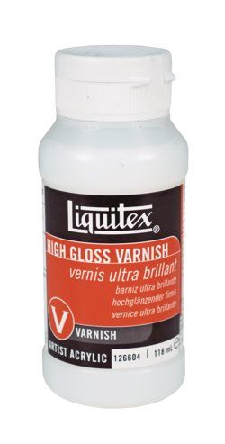 Liquitex Varnish High Gloss 118ml, Varnish