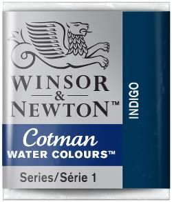 WN Cotman 1/2 (1,7ml) 322 Indigo, akvarellivärinappi