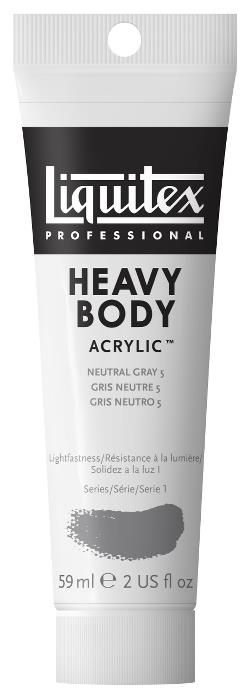 Liquitex Heavy Body 59ml 599 Neutral gray val 5 mx, akryyliväri