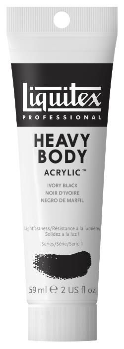Liquitex Heavy Body 59ml 244 Ivory black (1), akryyliväri