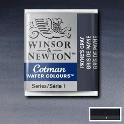 WN Cotman 1/2 (1,7ml) 465 Payne's Gray, akvarellivärinappi x