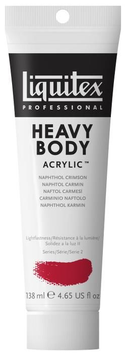 Liquitex Heavy Body 138ml 292 Napthol Crimson, akryyliväri