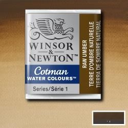 WN Cotman 1/2 (1,7ml) 554 Raw Umber, akvarellivärinappi x