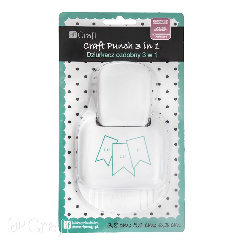 DPC Kuvioleikkuri 3 in 1 bannerit, Lävistyskyky 160-250g