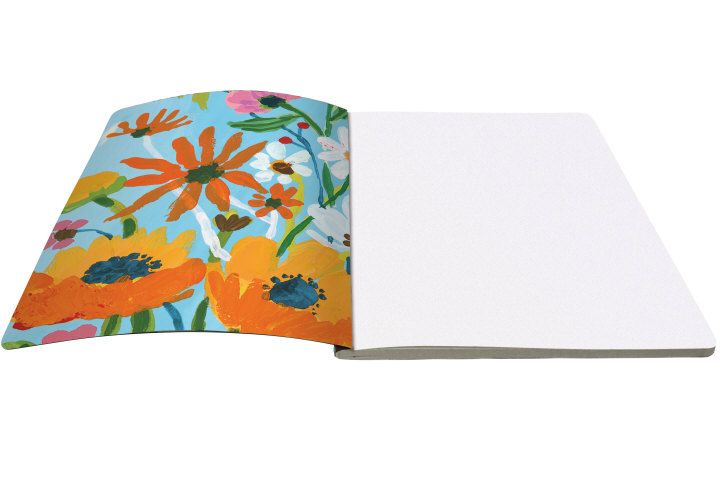 Muistikirja A4 Roger la Borde - Flower Field  Large Softback Journal