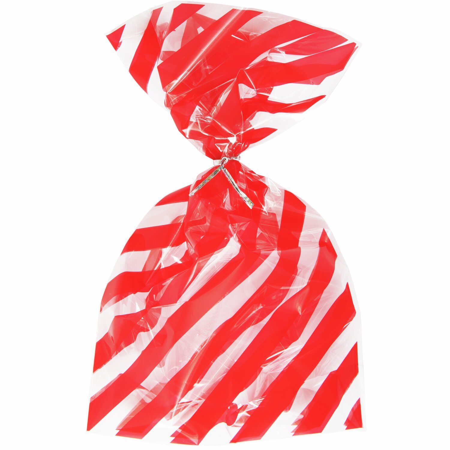 Lahjapussit joulu Rico Design - M, Red stripes